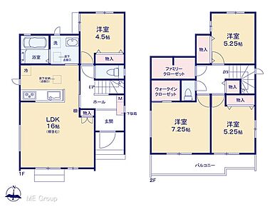 ◆A号棟◆～Floor plan～　図面と異なる場合は現況を優先 