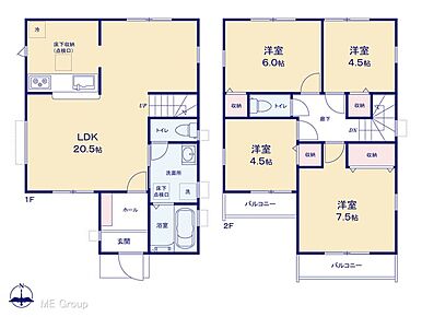 ～Floor plan～　図面と異なる場合は現況を優先 