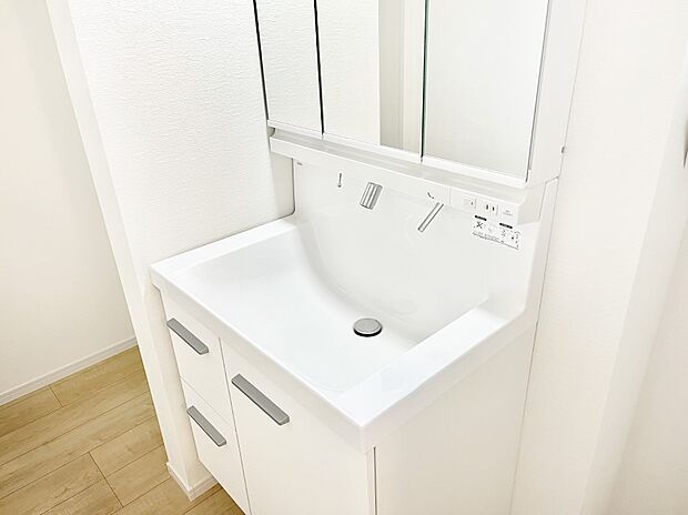 【その他設備(ハンドシャワー水栓)】ハンドシャワー付き！使いやすい洗面台。