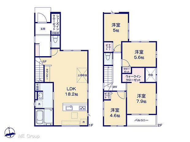 【4LDK】◆3号棟◆~Floor plan~図面と異なる場合は現況を優先