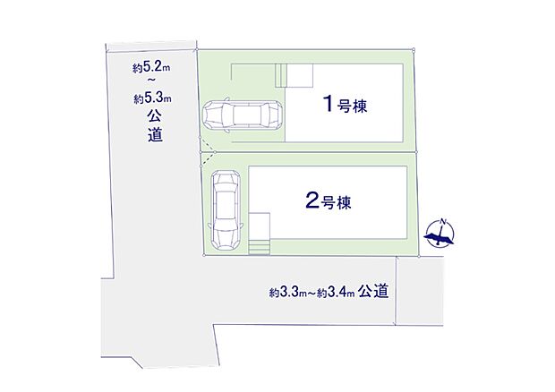 【区画図】～Plot map～図面と異なる場合は現況を優先 
