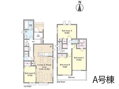 ◆A号棟◆～Floor plan～　図面と異なる場合は現況を優先致します。 