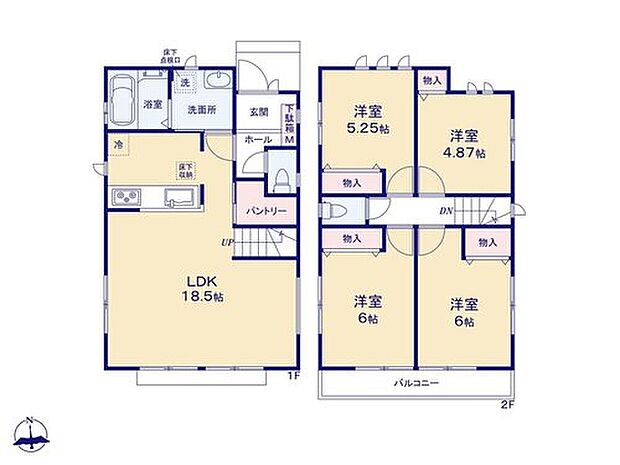 (B号棟)、価格5790万円、4LDK、土地面積115.25m2、建物面積91.9m2