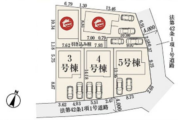 人気の角地も♪日当たり良好な立地です◎
車種・お住まいにより2台駐車可能なスペース!
セカンドカーをお持ちの方にもオススメです♪