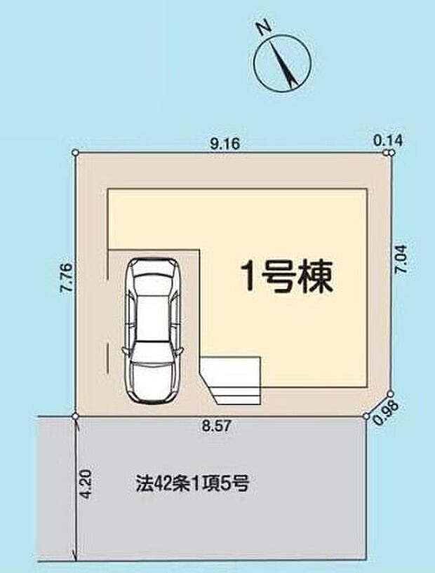 陽当たりの良い南西向き!
ビルトインガレージタイプの駐車スペース♪
大切なお車を、雨風から守ってくれます◎