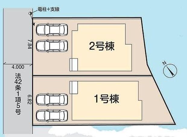 並列2台分駐車可能なスペース☆
間口が広めなので、駐車もしやすいですね♪