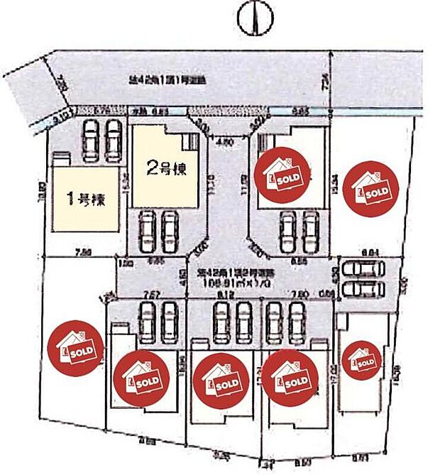 並列2台駐車可能なカースペースを完備！
周辺は落ち着いた雰囲気の低層住宅街☆
緑豊かで心安らぐエリアです♪