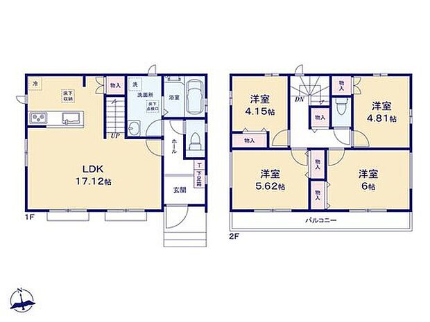 (Ａ号棟)、価格3890万円、4LDK、土地面積117.2m2、建物面積91.08m2

