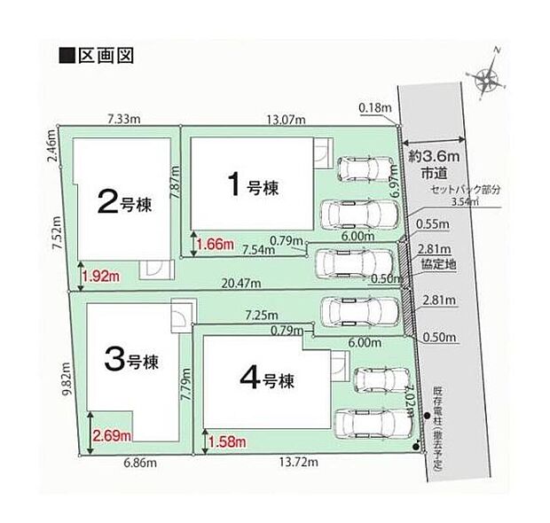 前面の道路は車の往来が少ないため、ご自分のペースで駐車できます。小さなお子様のいるご家庭も安心ですね♪