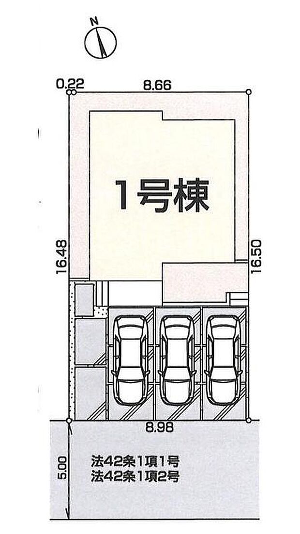 並列3台駐車可能です！
近隣は落ち着いた環境の住宅街♪小中学校や公園も徒歩圏内にあり、暮らしを支える生活施設も整っています☆