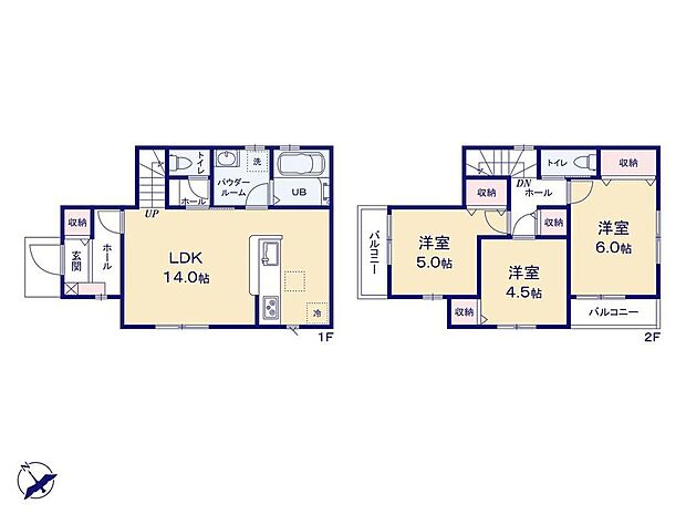 (1号棟)、価格3180万円、3LDK、土地面積100.28m2、建物面積73.71m2