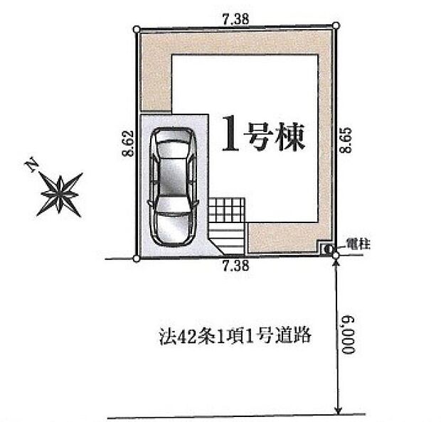 前面道路は6ｍあり、駐車もしやすいですね♪
近隣は落ち着いた環境の住宅街♪公園も近く、自然を感じられます◎