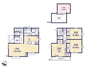 窓を多く設置したLDKは家族の憩いの場にピッタリ☆
しっかりサイズの「ロフト」付きの居室は、片付けしやすく
暮らしが整うお住まいです♪
「食洗機」標準装備済みも◎！！ 