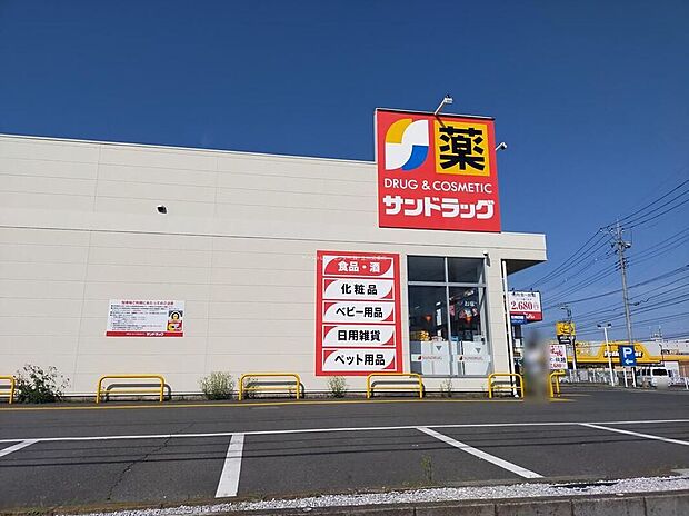 サンドラッグ若葉ケヤキモール店（約500m）