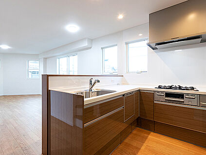 Ｌ字キッチン　モデルハウス