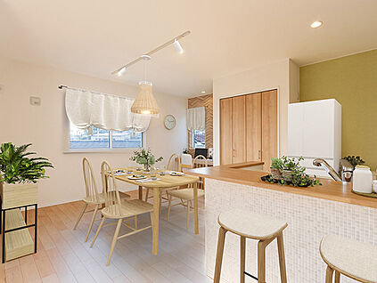 【施工例】TAKIHOUSE　リビングダイニング