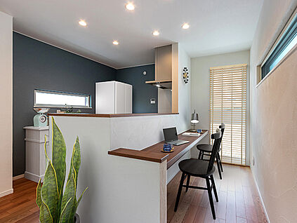 キッチン　１期現地写真＋家具ＣＧ