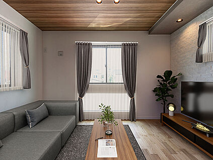 リビングダイニングキッチン（11号棟＋CG家具）