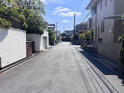 建築条件なし売地　成瀬台3丁目1区画　2025.8.29撮影