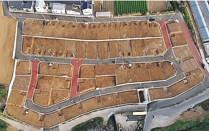 上空ドローン写真