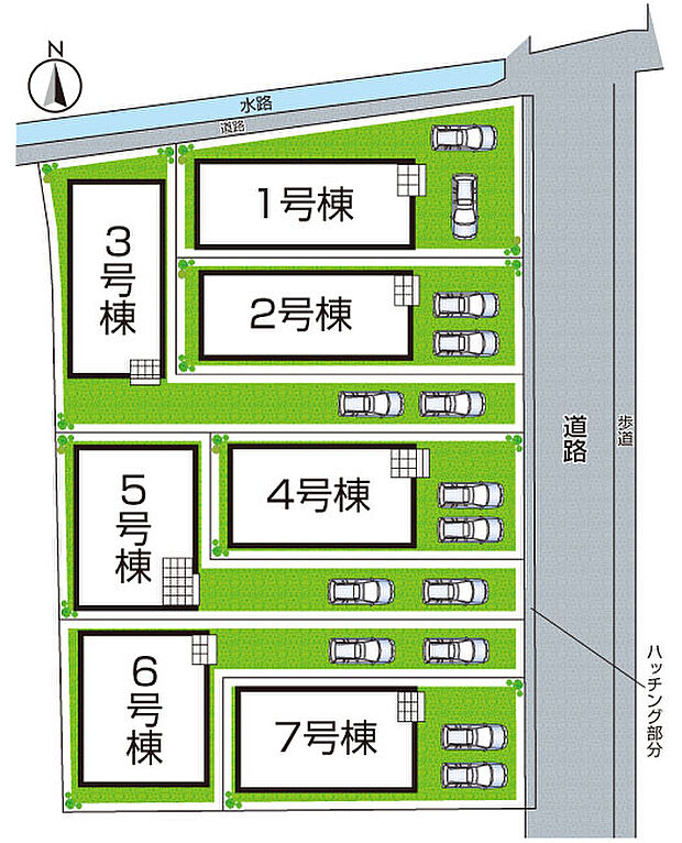 全7区画