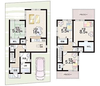 ○長岡第七小学校・・・徒歩8分 ○長岡第二中学校・・・徒歩16分 