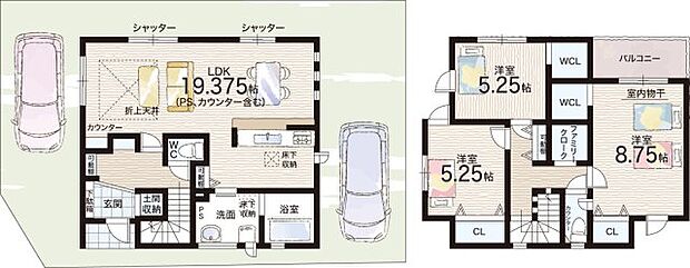 【3LDK】○晴嵐小学校・・・徒歩13分 ○北大路中学校・・・徒歩29分