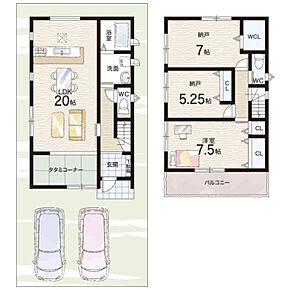 ○草内小学校・・・徒歩7分 ○培良中学校・・・徒歩17分 