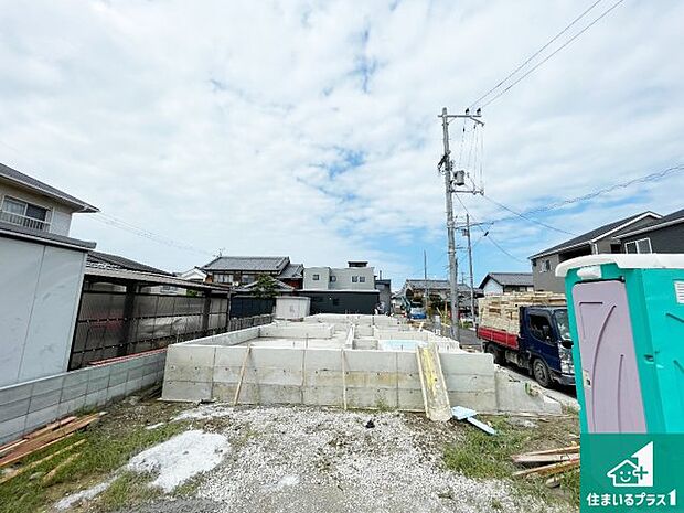 【外観】現在の進捗状況です!順調に作業進行中、完成が待ち遠しいです!詳細の間取り等、お気軽にお問い合わせください!