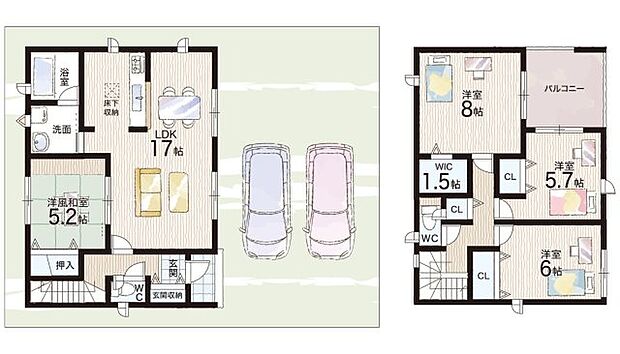 【4LDK】○山崎小学校・・・徒歩18分 ○岩出中学校・・・徒歩34分