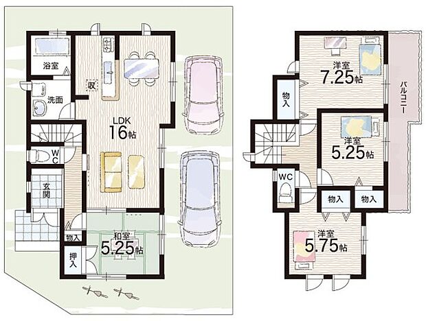 【4LDK】○山本小学校・・・徒歩4分 ○上之島中学校・・・徒歩15分