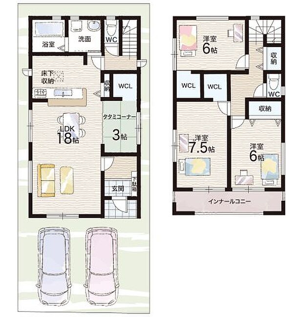 【2LDK+S(納戸)】○八下小学校・・・徒歩11分 ○美原西中学校・・・徒歩11分