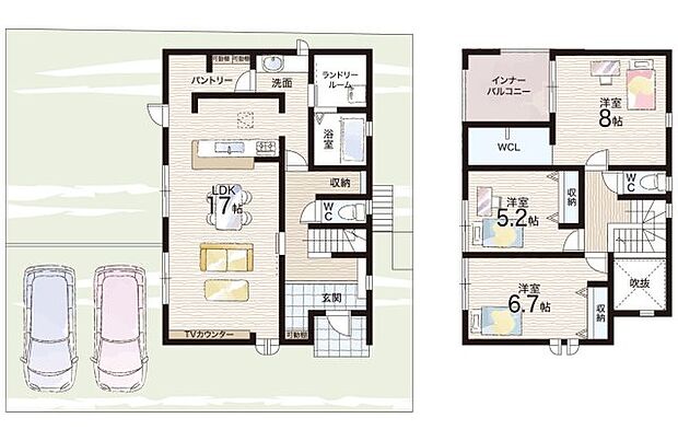 【3LDK】○御池台小学校・・・徒歩7分 ○庭代台中学校・・・徒歩3分