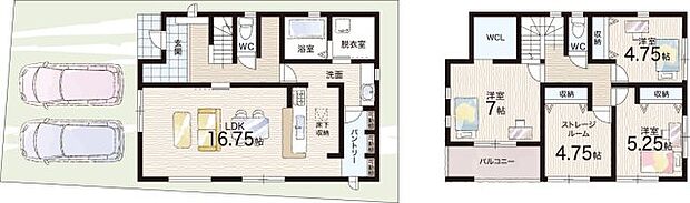 【3LDK+S(納戸)】○福田小学校・・・徒歩8分 ○泉ヶ丘東中学校・・・徒歩19分