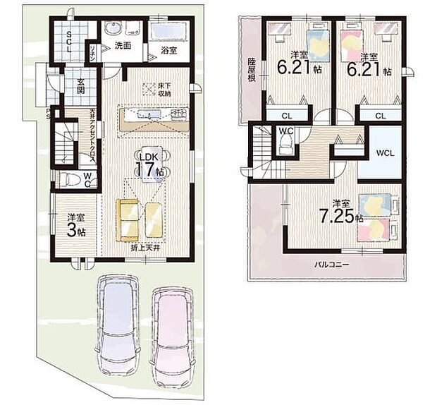 【4LDK】○大芝小学校・・・徒歩4分 ○春木中学校・・・徒歩7分