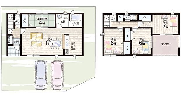 【4LDK】○田中小学校・・・徒歩22分 ○打出中学校・・・徒歩23分