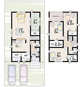 ○高辺台小学校・・・徒歩6分 ○金剛中学校・・・徒歩12分 