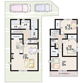 ○長南小学校・・・徒歩13分 ○長南中学校・・・徒歩10分 