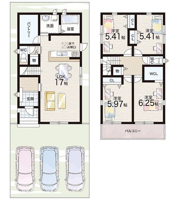 【4LDK】○南第二小学校・・・徒歩5分 ○南中学校・・・徒歩6分