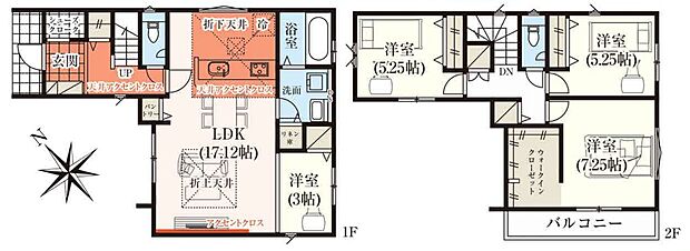 【3LDK】○新湊小学校・・・徒歩10分 ○大浜中学校・・・徒歩27分