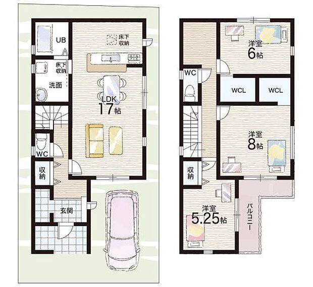 【3LDK】○箕輪小学校・・・徒歩6分 ○第五中学校・・・徒歩8分