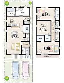 ○神の谷小学校・・・徒歩6分 ○西落合中学校・・・徒歩14分 