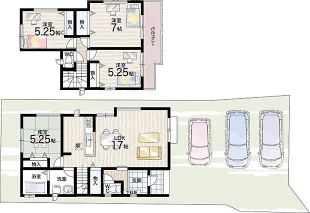 【4LDK】○道場小学校・・・徒歩12分 ○北神戸中学校・・・徒歩17分