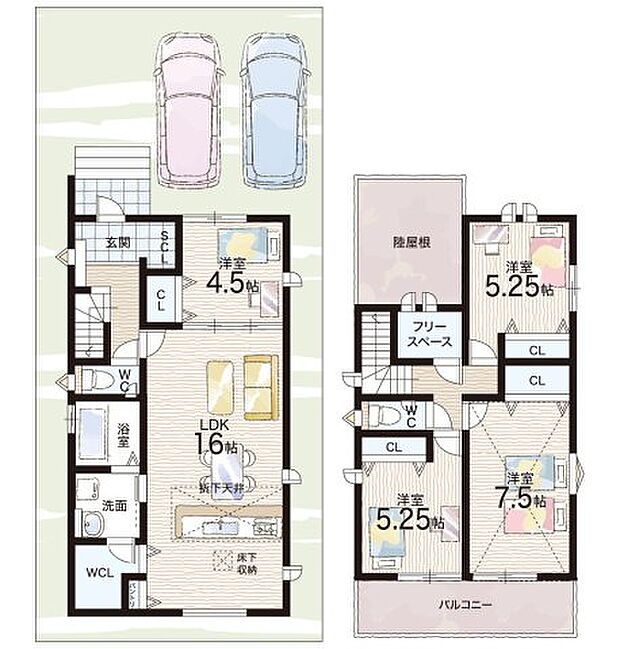 【4LDK+S(納戸)】○ありの台小学校・・・徒歩10分 ○有馬中学校・・・徒歩9分