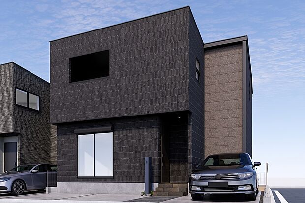 ■CGイメージパース/1号地外観パース■（建物未完成のためイメージパースです）