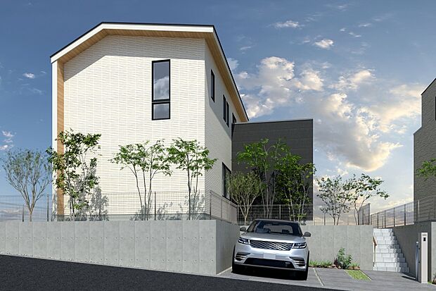 CGイメージパース/5号地外観パース（建物未完成のためイメージパースです）