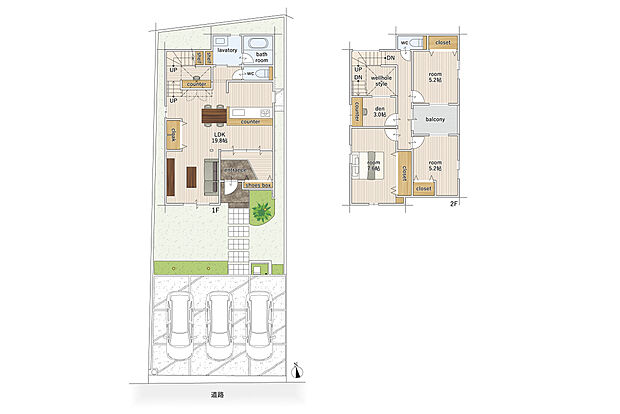 ■2号地間取り■