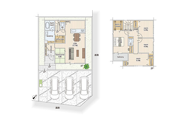 ■1号地間取り■