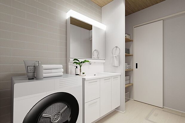 【■CGイメージパース/2号地内観パース■】(建物未完成のためイメージパースです)