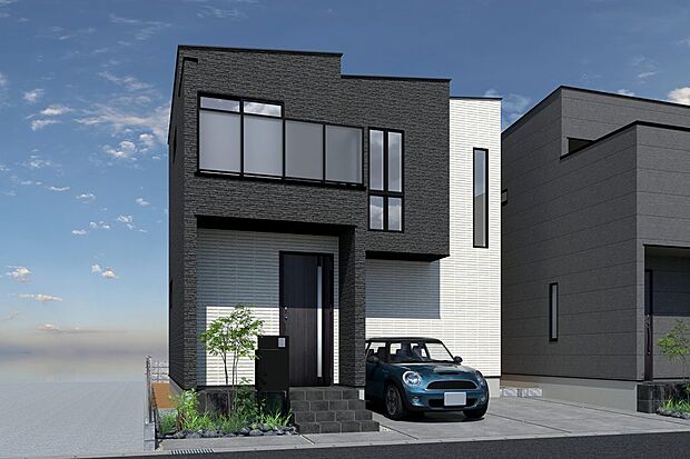 【■CGイメージパース/3号地外観パース■】(建物未完成のためイメージパースです)